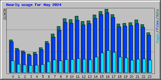 Hourly usage for May 2024