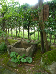 ザビエル布教の井戸(再現)