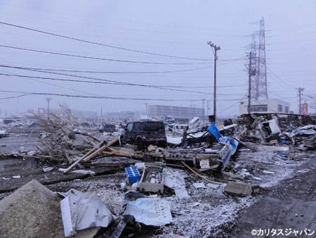 被災した仙台市の状況