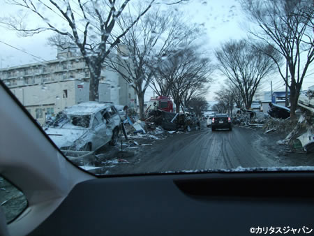 被災した仙台市の状況